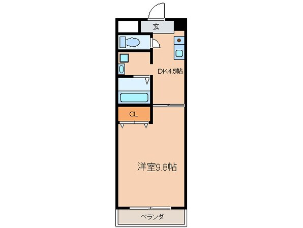 パレスサイド泉の物件間取画像